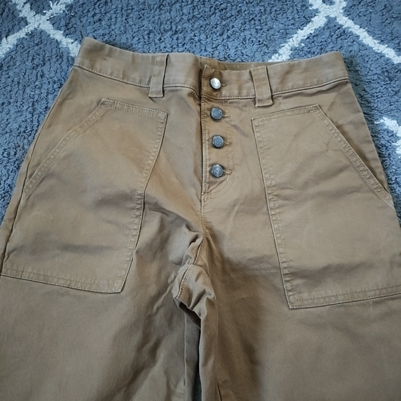 COLUMBIA -“Holly Hideaway” Cotton Pants/Camel Brown/Straight Leg size 6 - Picture 6 of 12